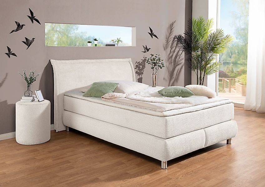 Home affaire Boxspringbett ""Coloma" erhältlich in H2, H3 oder H4 inkl. Top günstig online kaufen