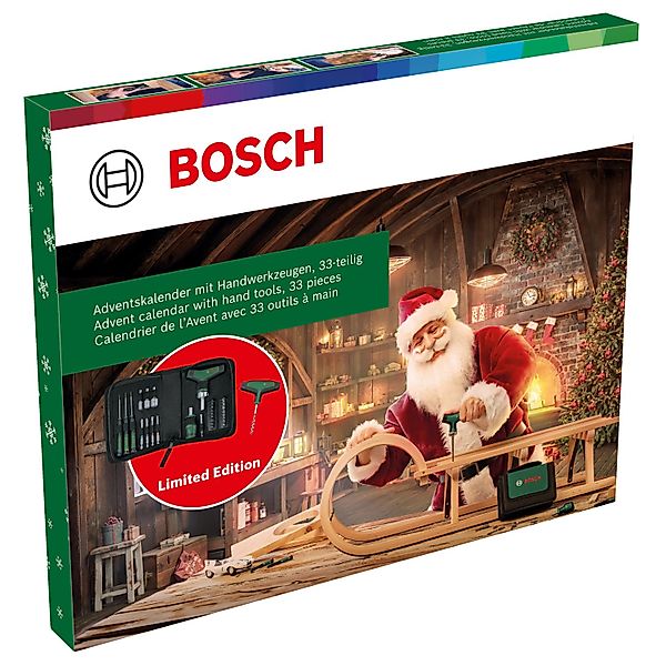 BOSCH Adventskalender Bosch Adventskalender-Set DIY Handwerkzeuge günstig online kaufen