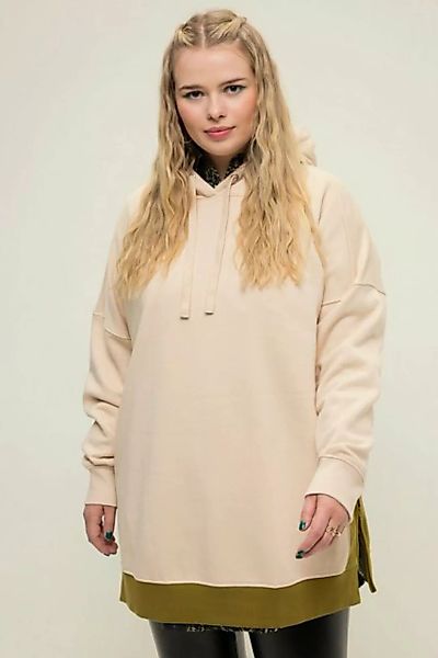 Studio Untold Sweatshirt Hoodie oversized zweifarbig Kapuze günstig online kaufen