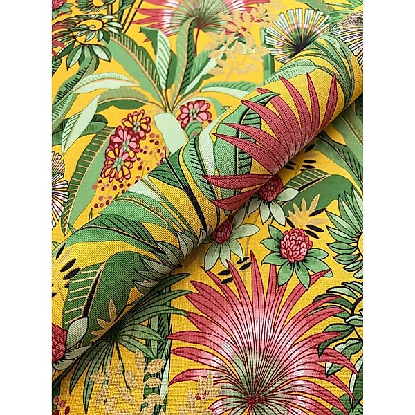 Newroom Vliestapete Nanika Yellow Dschungel Modern FSC® günstig online kaufen