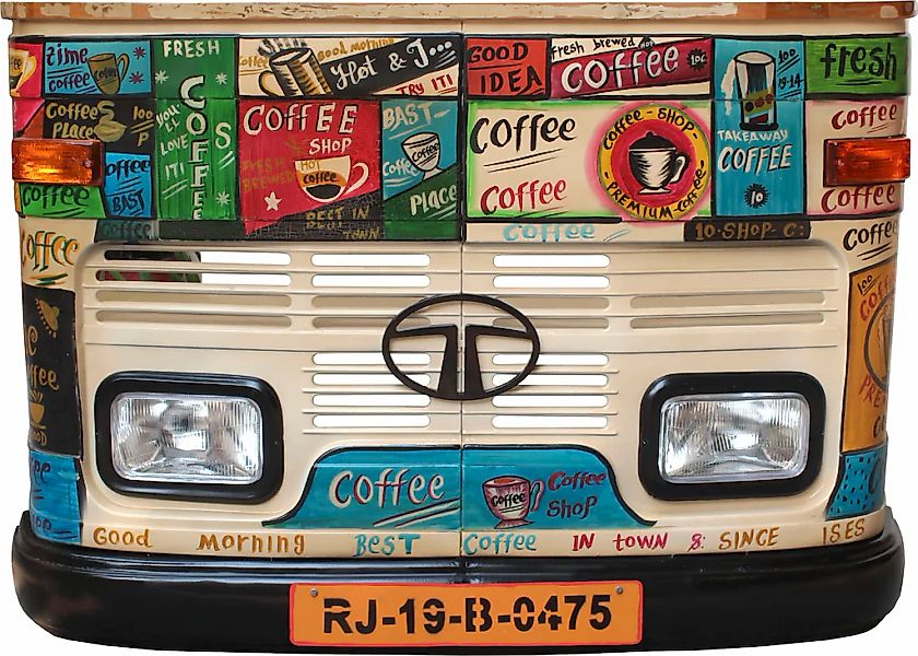 SIT Bartisch aus einer alten LKW-Front günstig online kaufen