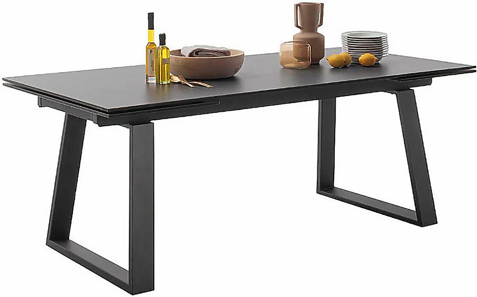 MCA furniture Esstisch "NARBONNE Kufentisch 200-300 cm", (Einzelstück), Ker günstig online kaufen