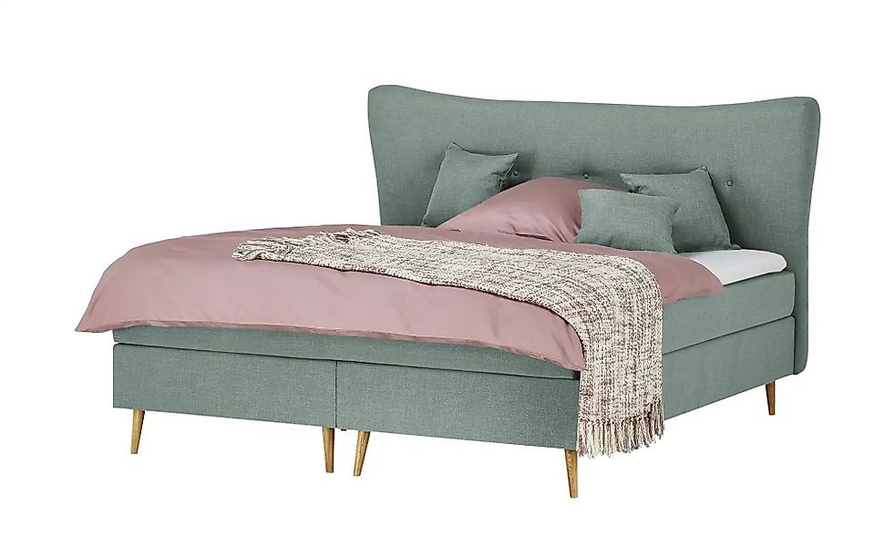 Boxspringbett  Ferill ¦ türkis/petrol ¦ Maße (cm): B: 157 H: 122 Betten > E günstig online kaufen