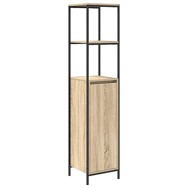 vidaXL Badezimmerspiegelschrank Badschrank mit Regalen Sonoma-Eiche 36x35x1 günstig online kaufen