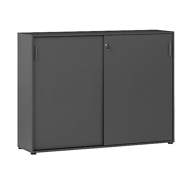 MÖBELPARTNER Aktenschrank Schiebetürenschrank Hippo, Large, HxBxT 120x160x4 günstig online kaufen