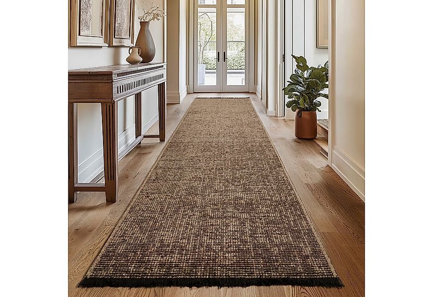 SIMPEX24 Teppich Boho Design, Läufer, Höhe: 7 mm, Baumwolle, Waschbarer Tep günstig online kaufen