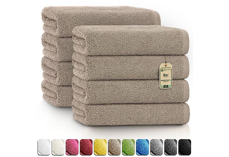 NatureMark Handtücher 8er-Sparpack Handtücher 50x100cm, 100% Baumwolle (8-S günstig online kaufen