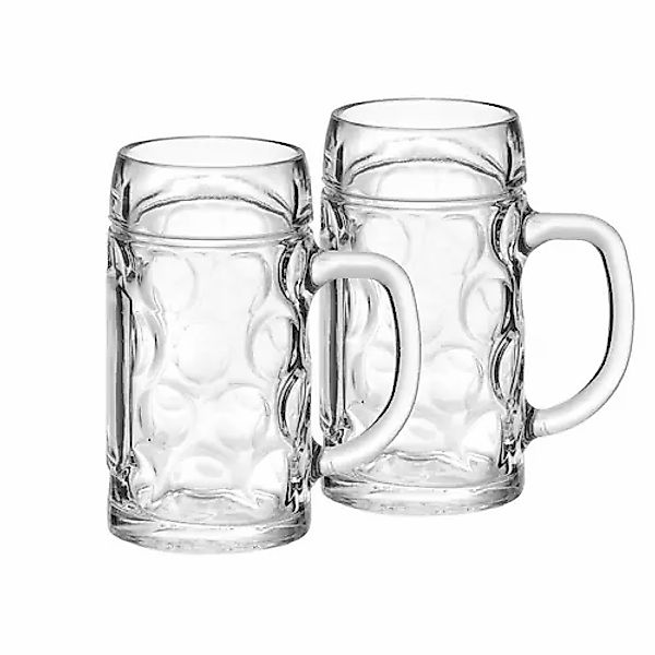 van Well Bierkrug »Bierkrüge geeicht München 0,5 Liter 2er Set transparent« günstig online kaufen