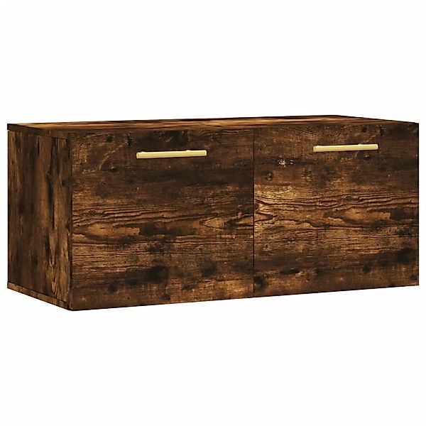 vidaXL Wandschrank Räuchereiche 80x36,5x35 cm Holzwerkstoff Modell 3 günstig online kaufen