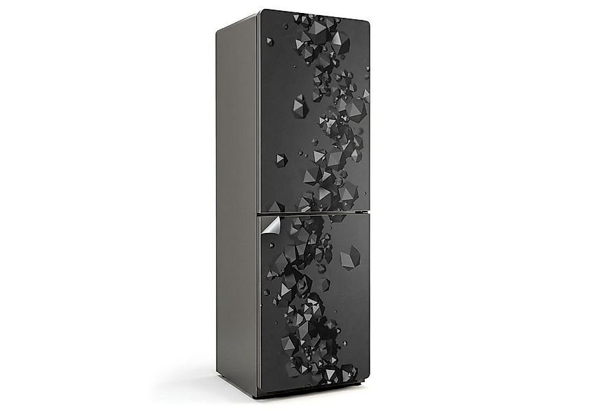 Tulup Möbelfolie Schwarz Selbstklebend Tür Kühlschrank Dekoration, Bewegte günstig online kaufen