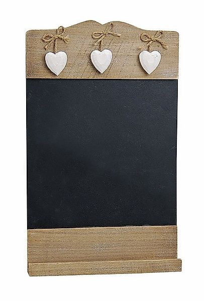 Levandeo® Memoboard, Memotafel Tafel Wandtafel mit Herzen aus Holz Vintage günstig online kaufen