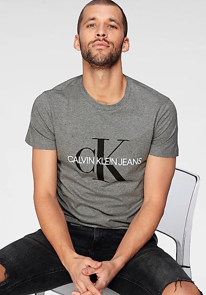 Calvin Klein Jeans T-Shirt "ICONIC MONOGRAM SLIM TEE", mit großem CK-Print günstig online kaufen