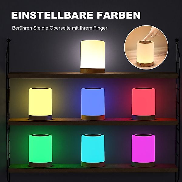 oyajia LED Nachtlicht Tischlampe Touch Dimmbar günstig online kaufen