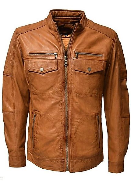 Zimmert Leather Lederjacke Ray washed, Lammnappa Leder günstig online kaufen