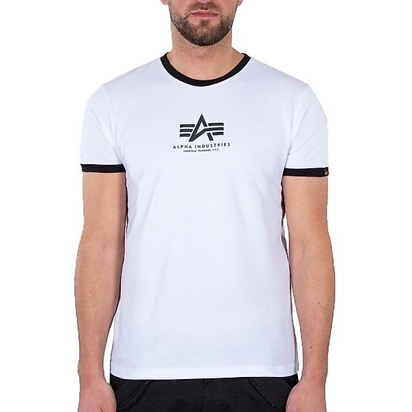 Alpha Industries Basic Contrast Ml T-shirt XS White günstig online kaufen