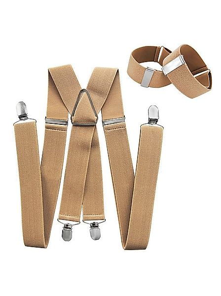 axy Hosenträger (Herren Hosenträger mit 1 Paar Ärmelhalter Set) 3,5cm Breit günstig online kaufen
