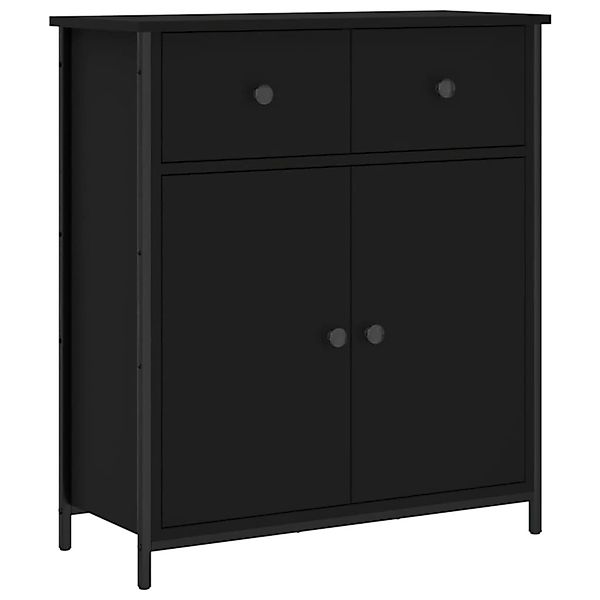 vidaXL Sideboard Schwarz 70x30x80 cm Holzwerkstoff 835524 günstig online kaufen