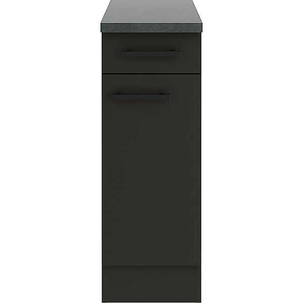 OPTIFIT Madrid420 Küchen-Unterschrank 30 cm Anthrazit Matt günstig online kaufen