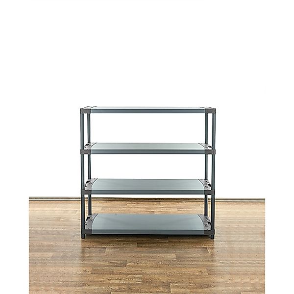 PROREGAL Kunststoffregal Big Grey Bear Low HxBxT 138 x 130 x 46 cm Fachlast günstig online kaufen