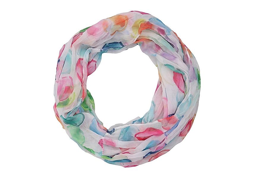 MIRROSI Loop Damen Schal mit Kreis-Muster Weich, Schlauchschal, (zweimal um günstig online kaufen