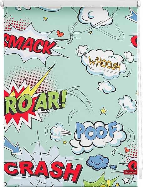 Seitenzugrollo Klemmfix Motiv Crash, LICHTBLICK ORIGINAL, Lichtschutz, ohne günstig online kaufen