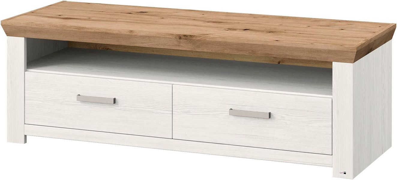 set one by Musterring Lowboard "York" Typ 31, mit 2 Schubkästen, Beleuchtun günstig online kaufen