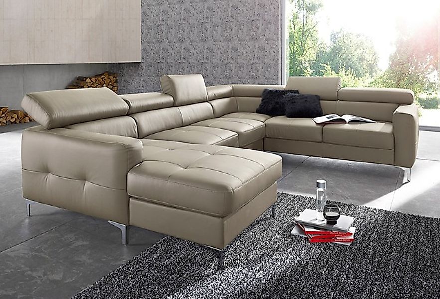 COTTA Polstergarnitur »Sammy U-Form«, (Set, Tiefe der Recamiere 169 cm), Se günstig online kaufen