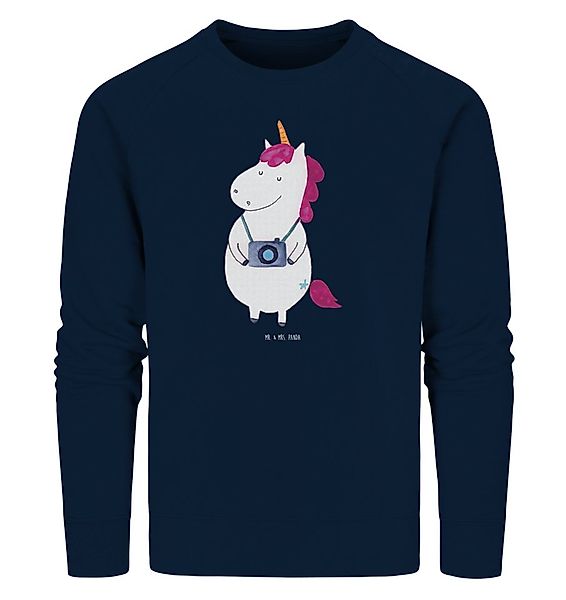 Mr. & Mrs. Panda Longpullover Größe L Einhorn Fotograf - French Navy - Gesc günstig online kaufen