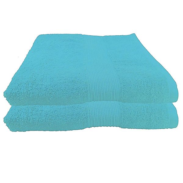 Julie Julsen Duschtücher 2-Duschtücher-Babyblau-Duschtuch 70 x günstig online kaufen