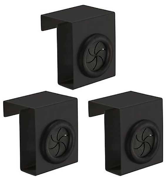 WENKO Handtuchhaken Push, (Set, 3-St), Edelstahl, matt günstig online kaufen