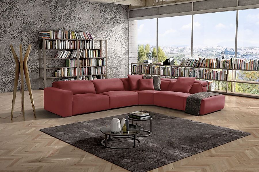 Egoitaliano Ecksofa "Beverly, extravangantes Designsofa mit erstklassigem S günstig online kaufen