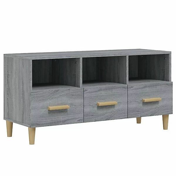 VidaXL TV-Schrank Grau Sonoma 102x36x50 cm Holzwerkstoff  Modell 1 günstig online kaufen