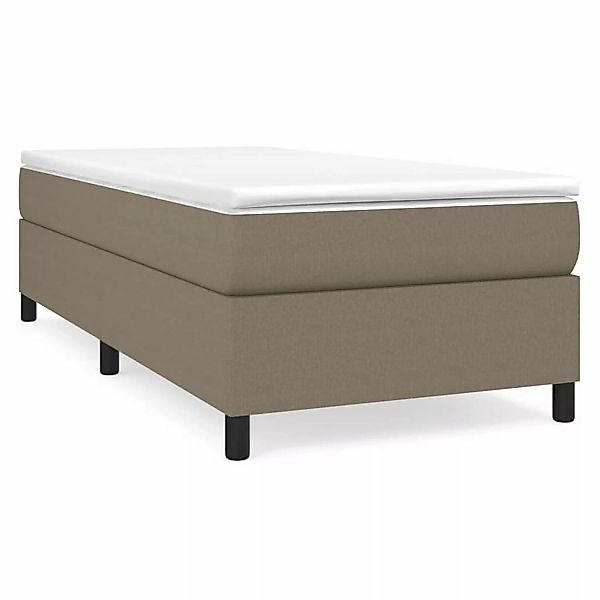 Vidaxl Boxspringbett Hellgrau 80x200 Cm Samt günstig online kaufen