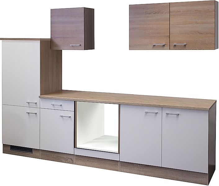 Flex-Well Küchenzeile Samoa, ohne E-Geräte, Gesamtbreite 270 cm günstig online kaufen