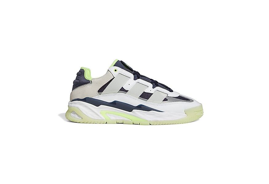 adidas Performance Hallen-Indoorschuhe Niteball (Basketball) weiss/blau/lim günstig online kaufen