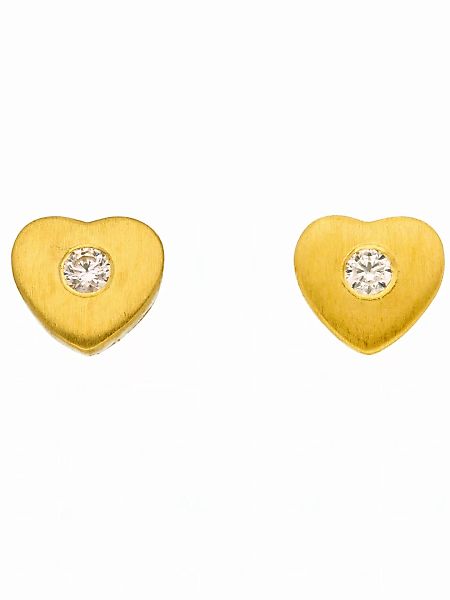 Adelia´s Paar Ohrhänger "333 Gold Ohrringe Ohrstecker mit Zirkonia", mit Zi günstig online kaufen