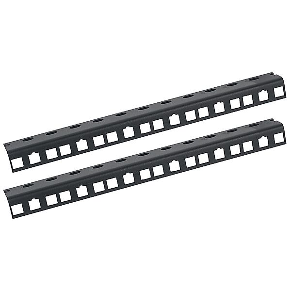 HMF 66806 Rackschiene für Serverschrank 2 Stück 10 Zoll 6 HE Schwarz günstig online kaufen