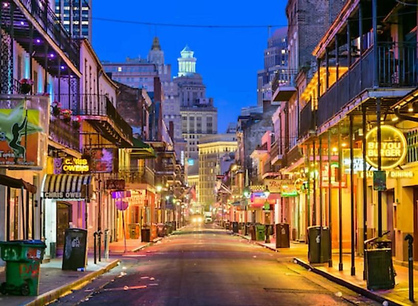 Papermoon Fototapete »Bourbon Street New Orleans« günstig online kaufen