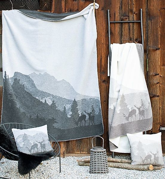 DAVID FUSSENEGGER Kissenhülle Silvretta 'Landschaft' 50 günstig online kaufen