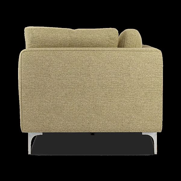 Monterosso 3-Sitzer Sofa, Senfgelb und Chrom - MADE.com günstig online kaufen