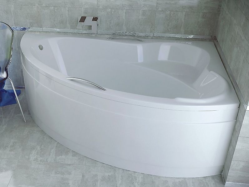 KOLMAN Badewanne Eckbadewanne Ada 160x100, (Links/Rechts), Ablaufgarnitur & günstig online kaufen