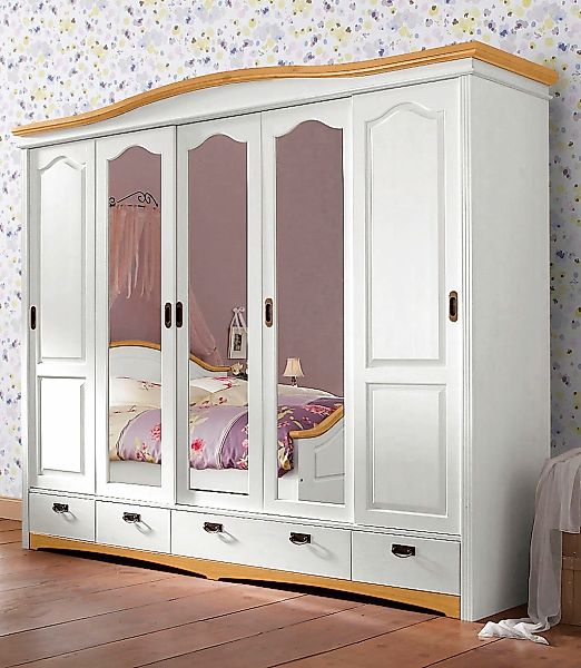Home affaire Schiebetürenschrank "Konrad, Landhausstil, rustikal, mit Schub günstig online kaufen