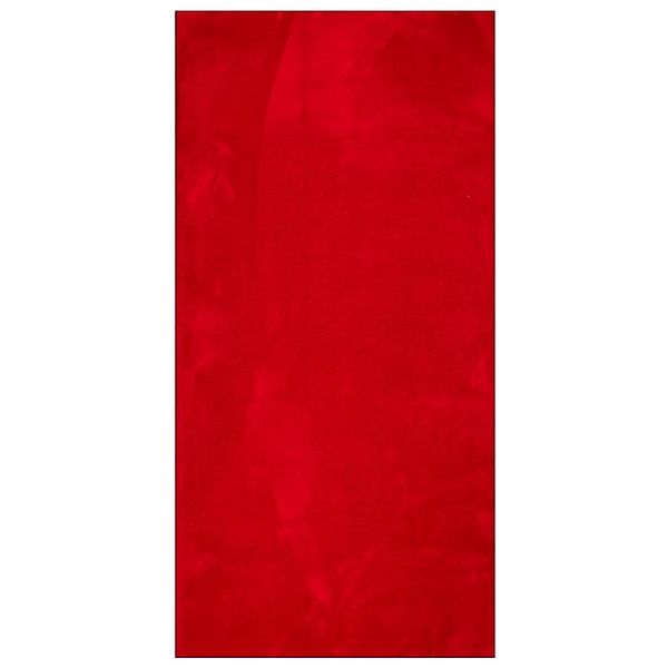 vidaXL Teppich Huarte Kurzflor Weich Und Waschbar Rot 100x200 Cm 1935193 günstig online kaufen