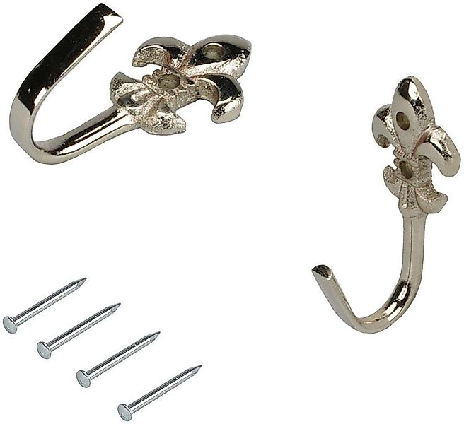 Liedeco Raffhaken Lilie, Gardinen, (Set, 2-tlg), günstig online kaufen