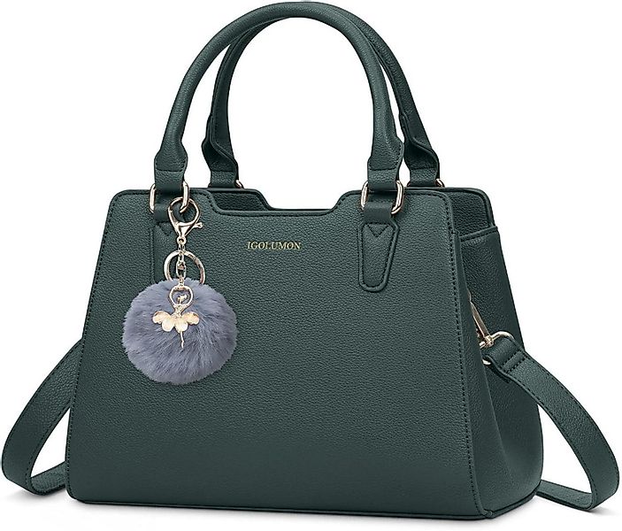 LuxusKollektion Henkeltasche Handtasche Damen Mittelgroß Leder günstig online kaufen
