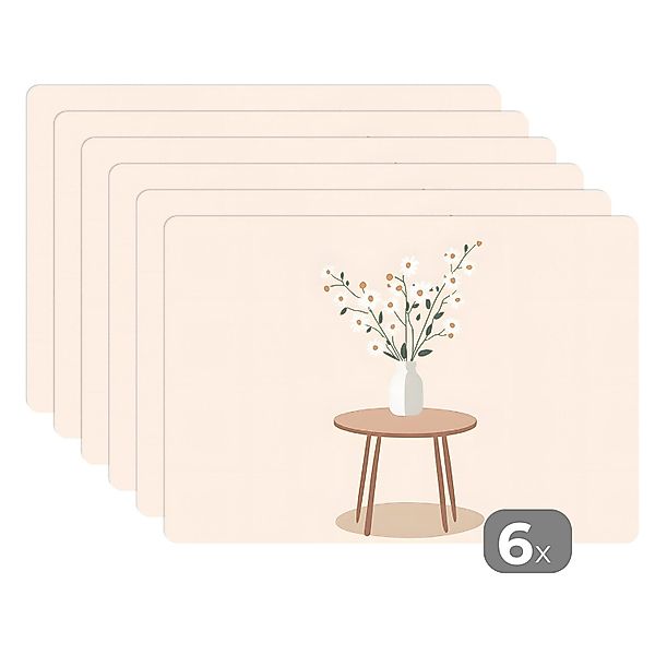 MuchoWow Platzset Vase - Blumen - günstig online kaufen