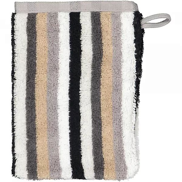 Cawö Handtücher Shades Streifen 6235 - Farbe: stein - 77 - Waschhandschuh 1 günstig online kaufen