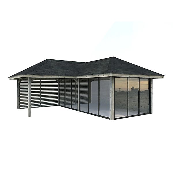 Palmako Pavillon Bianca Set214 Slide Grau Tauchgrundiert 588 cm x 588 cm FS günstig online kaufen