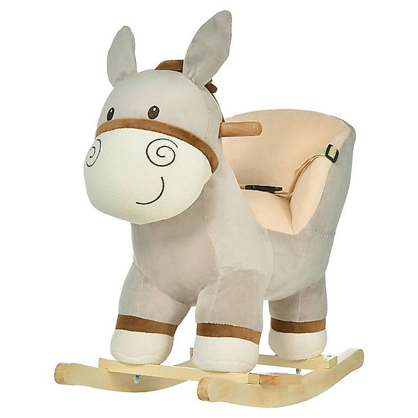 HOMCOM Kinder-Schaukeltier Esel Esel B/H/L: ca. 34x58x61 cm günstig online kaufen