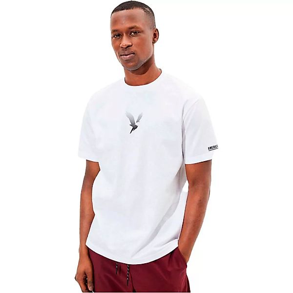 American Eagle Super Soft Gradient Graphic Kurzärmeliges T-shirt XS White günstig online kaufen